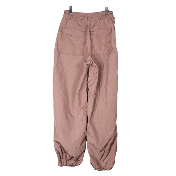 Aritzia TNA Women's XS Brown Parachute Pant Deep Taupe Aviator Elastic Waist NWT - Picture 6 of 7